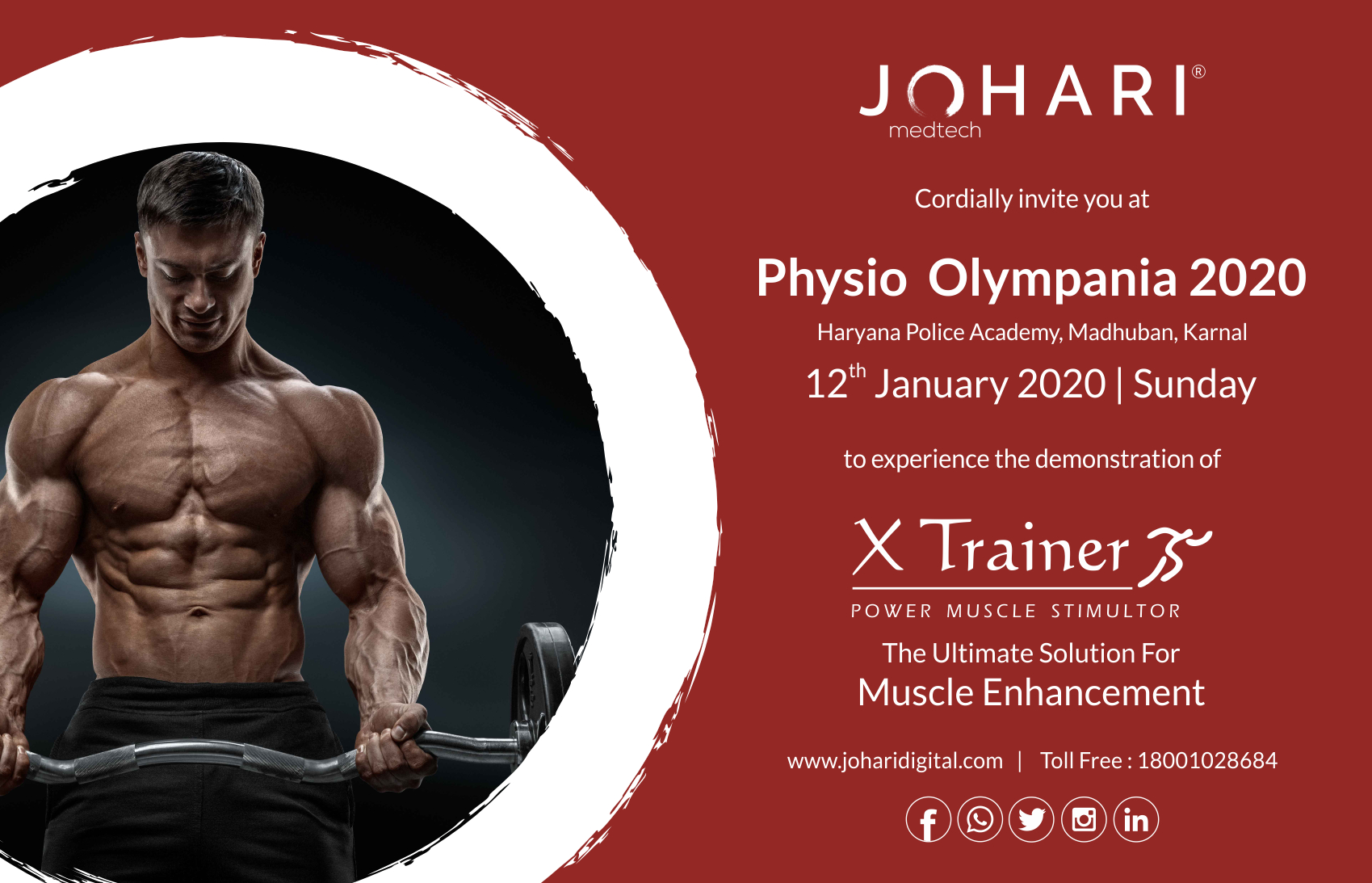 Physio Olypiania Invite 2020 - Johari Digital