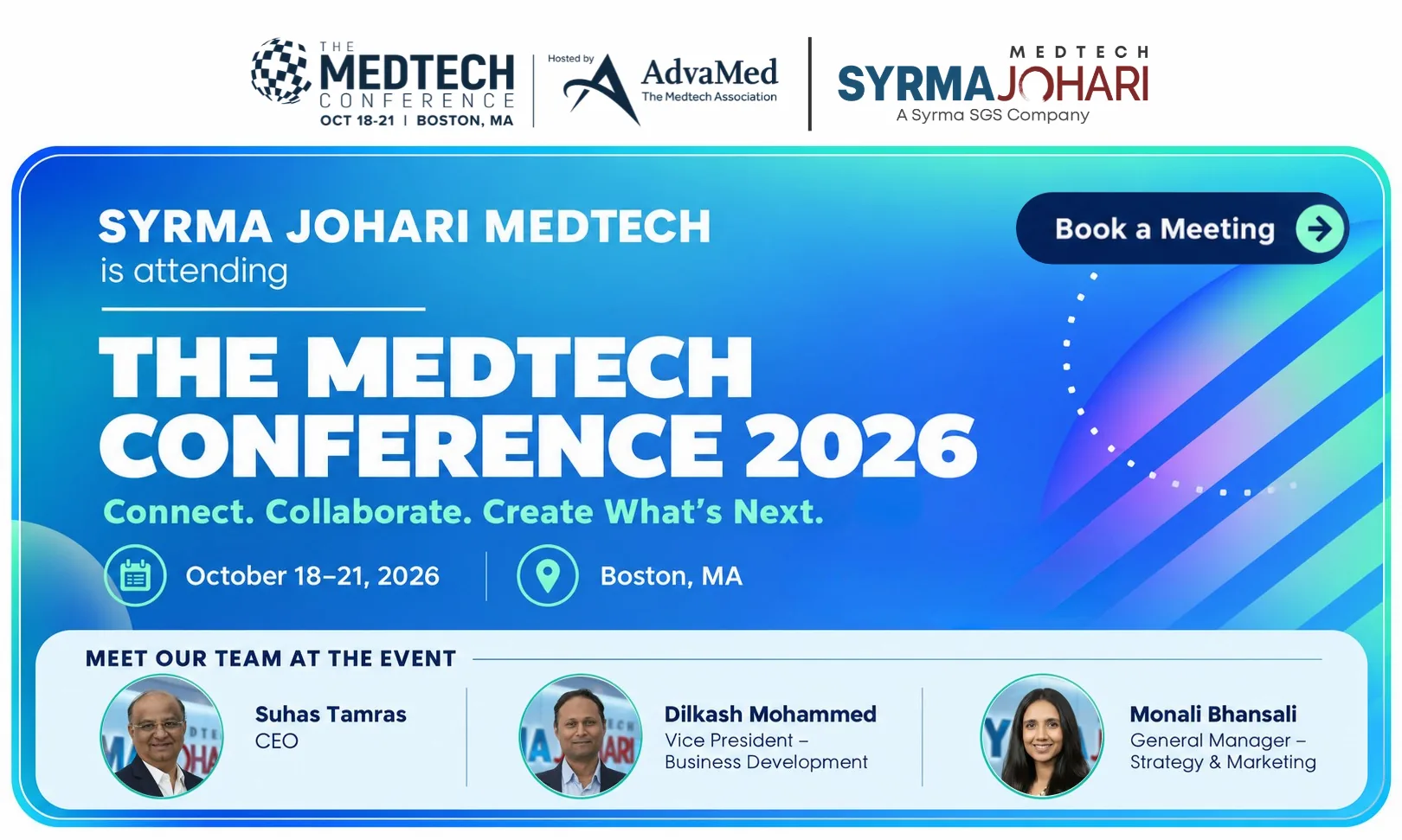 AdvaMed MedTech Conference Popup Banner