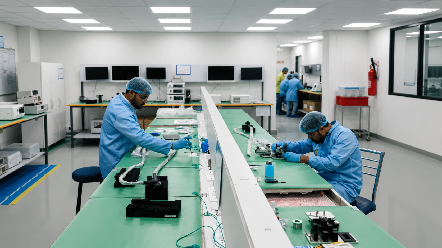 Dedicated endoscopic innovation assembly line